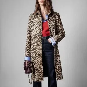 ジャケット ZADIG&VOLTAIRE MANALA LEO PRINT CARDIGAN Tilda' cardigan with animal motif Zadig & Voltaire